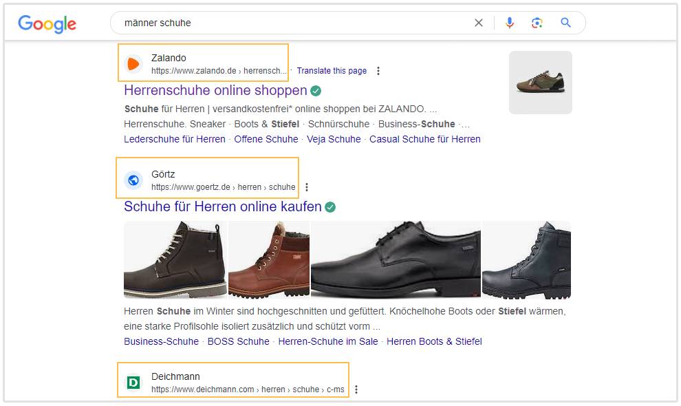 deutsches Schuhgeschäft