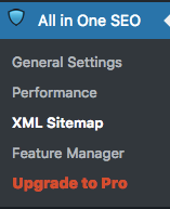 Wie man eine XML-Sitemap in All in One SEO hinzufügt